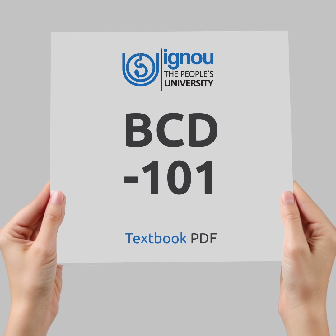 IGNOU BCD-101 Study Material & Textbook Download