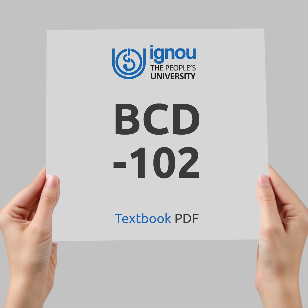 IGNOU BCD-102 Study Material & Textbook Download