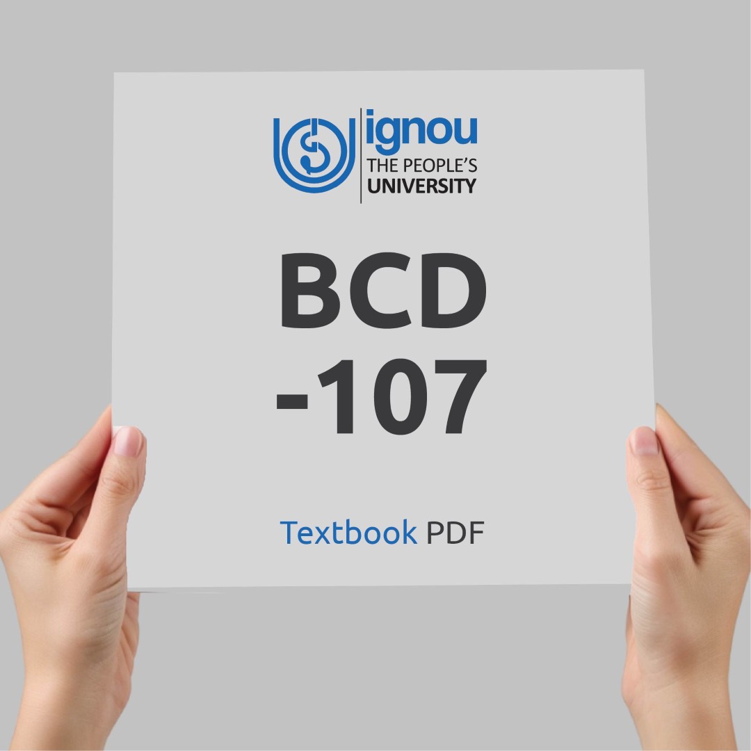 IGNOU BCD-107 Study Material & Textbook Download