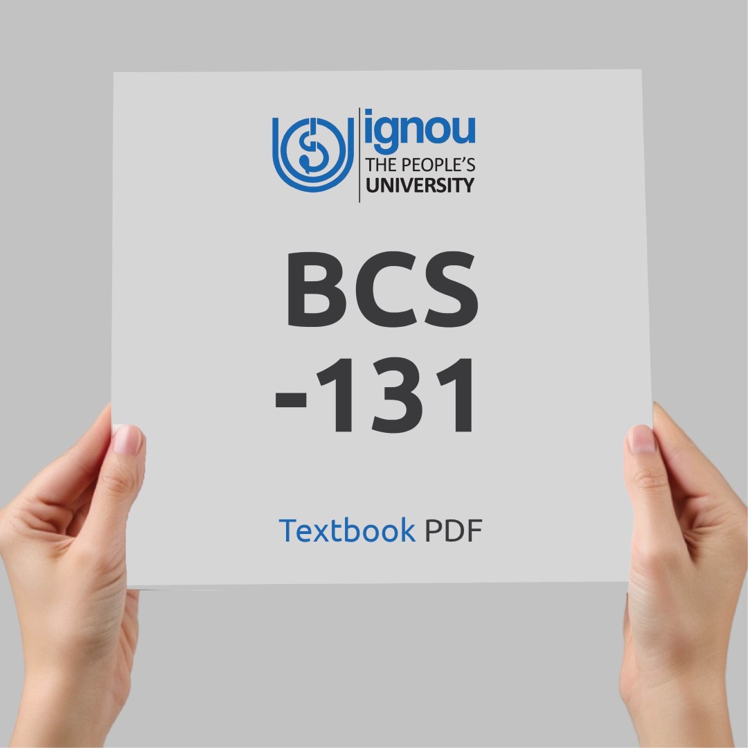 IGNOU BCS-131 Study Material & Textbook Download