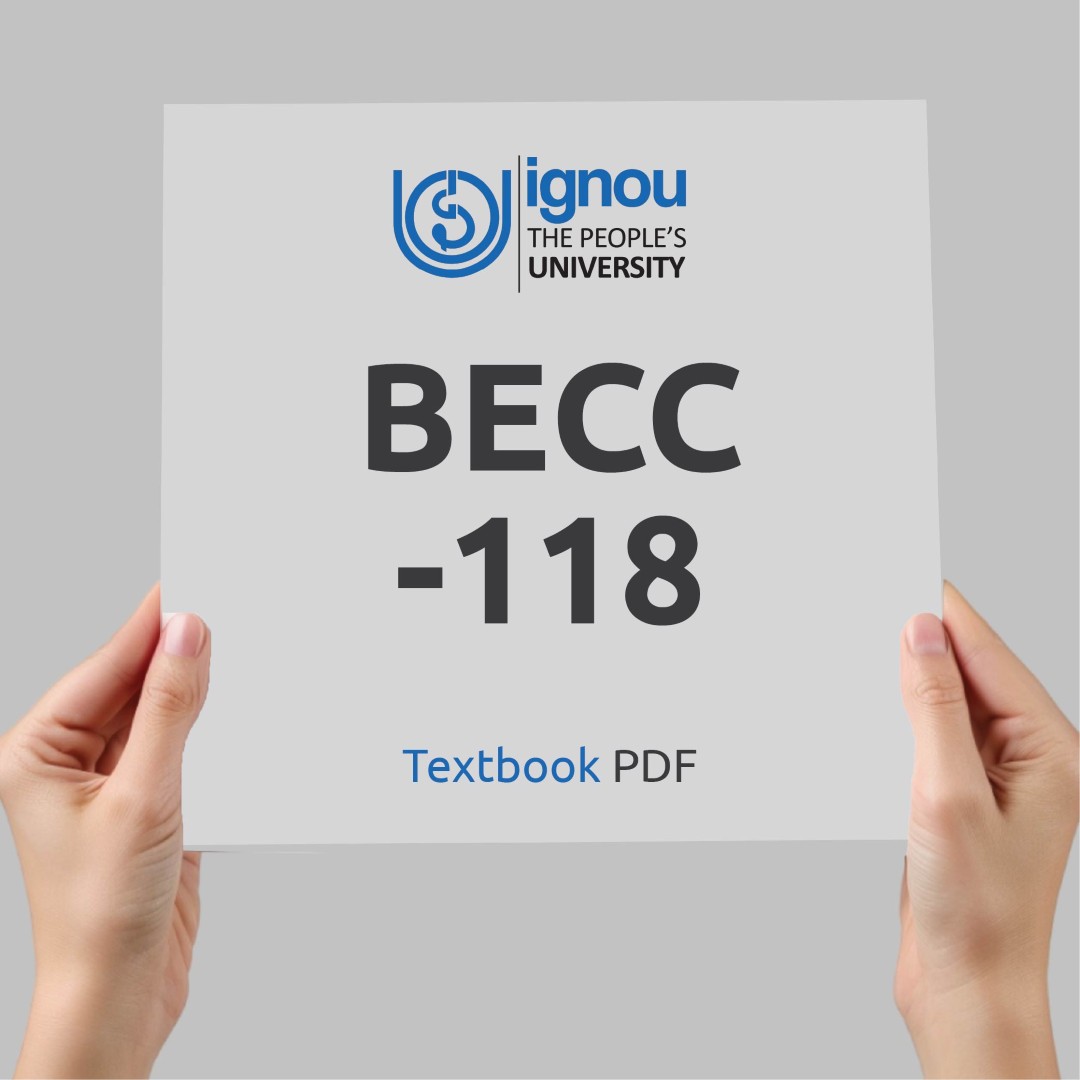 IGNOU BECC-118 Study Material & Textbook Download