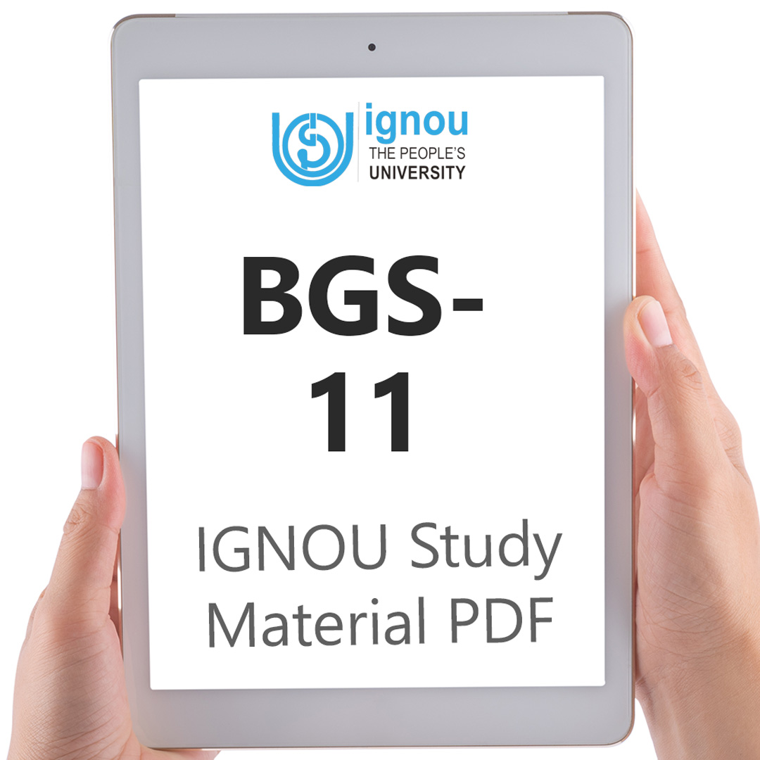 IGNOU BGS-11 Study Material & Textbook Download