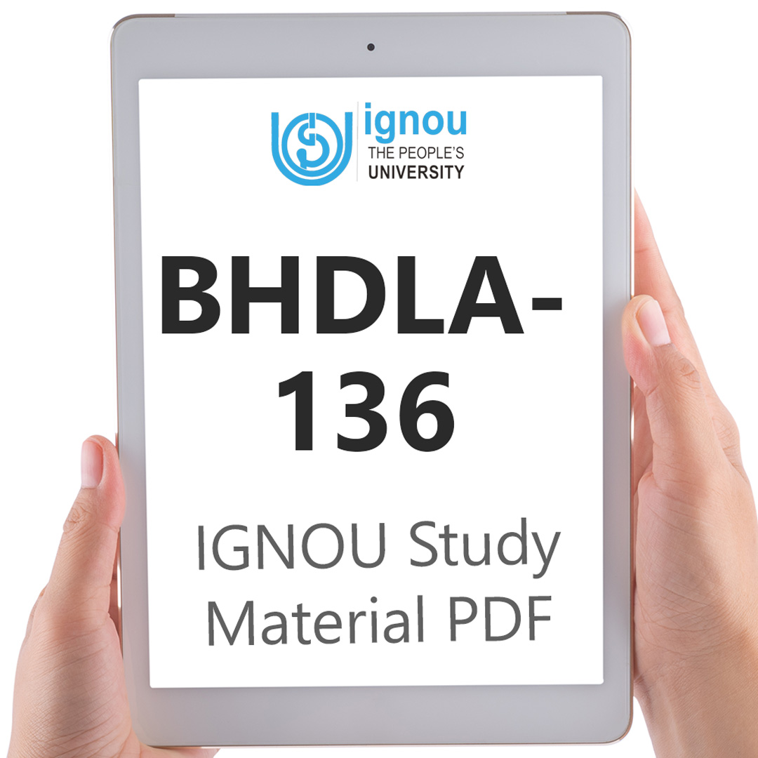 IGNOU BHDLA-136 Study Material & Textbook Download