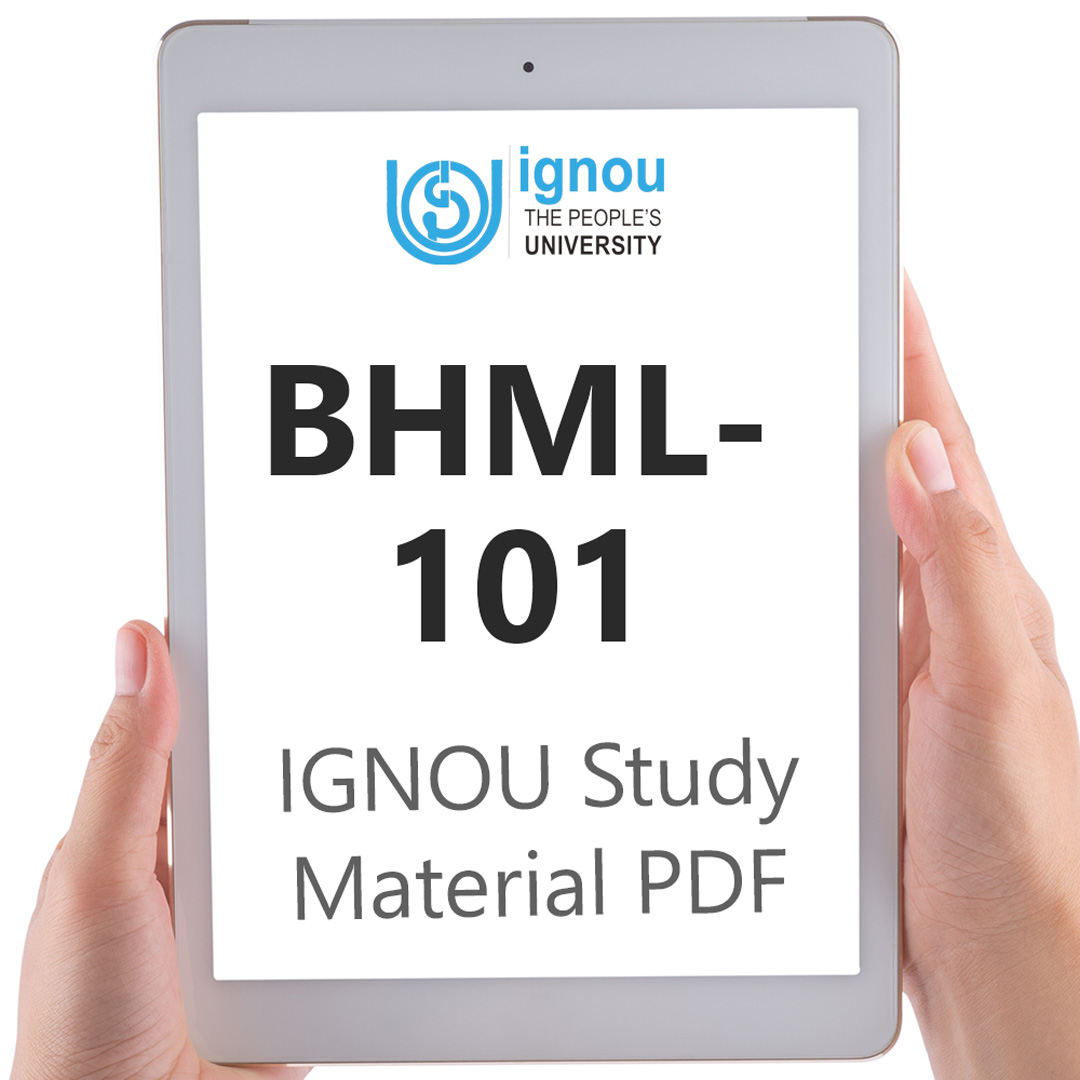 IGNOU BHML-101 Study Material & Textbook Download