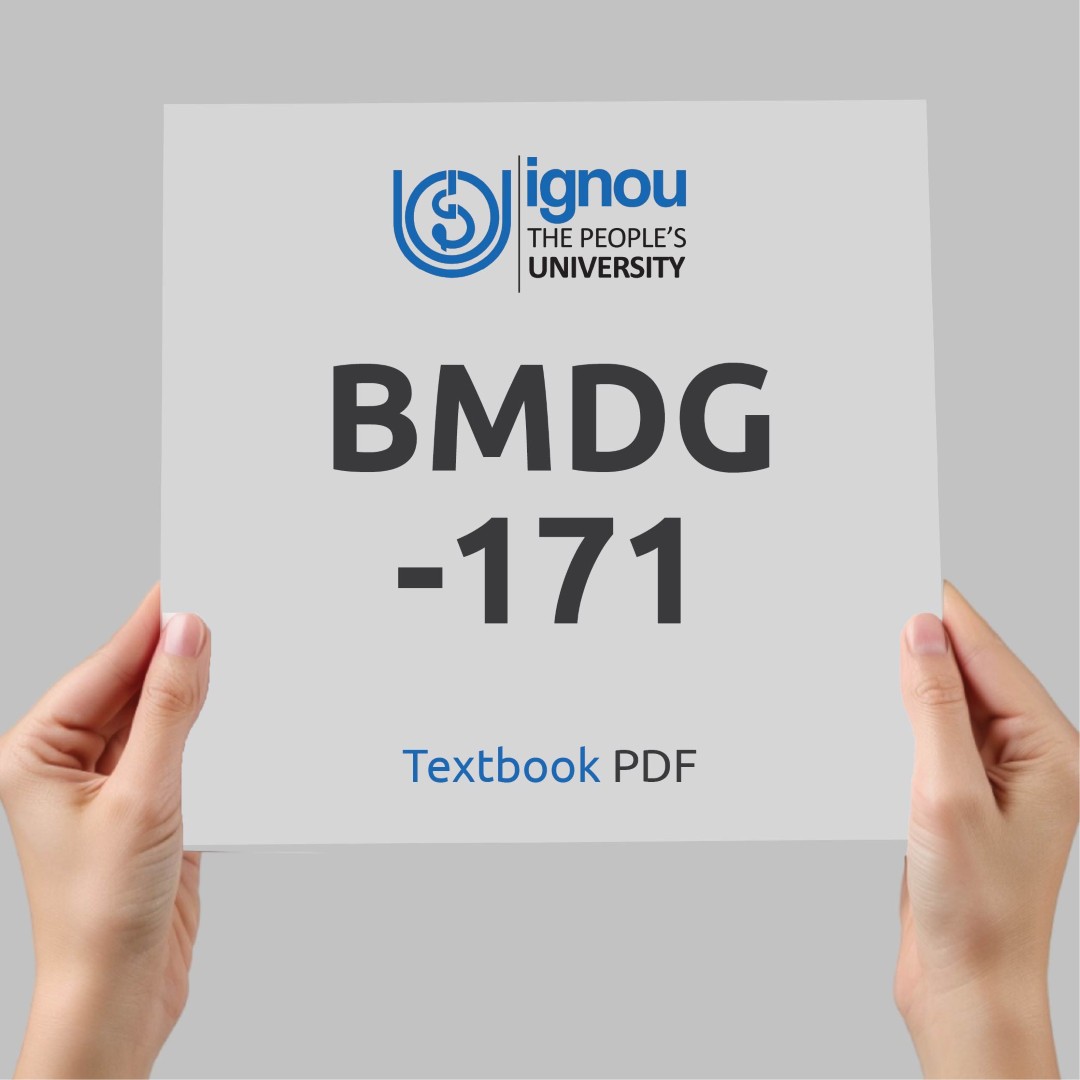 IGNOU BMDG-171 Study Material & Textbook Download