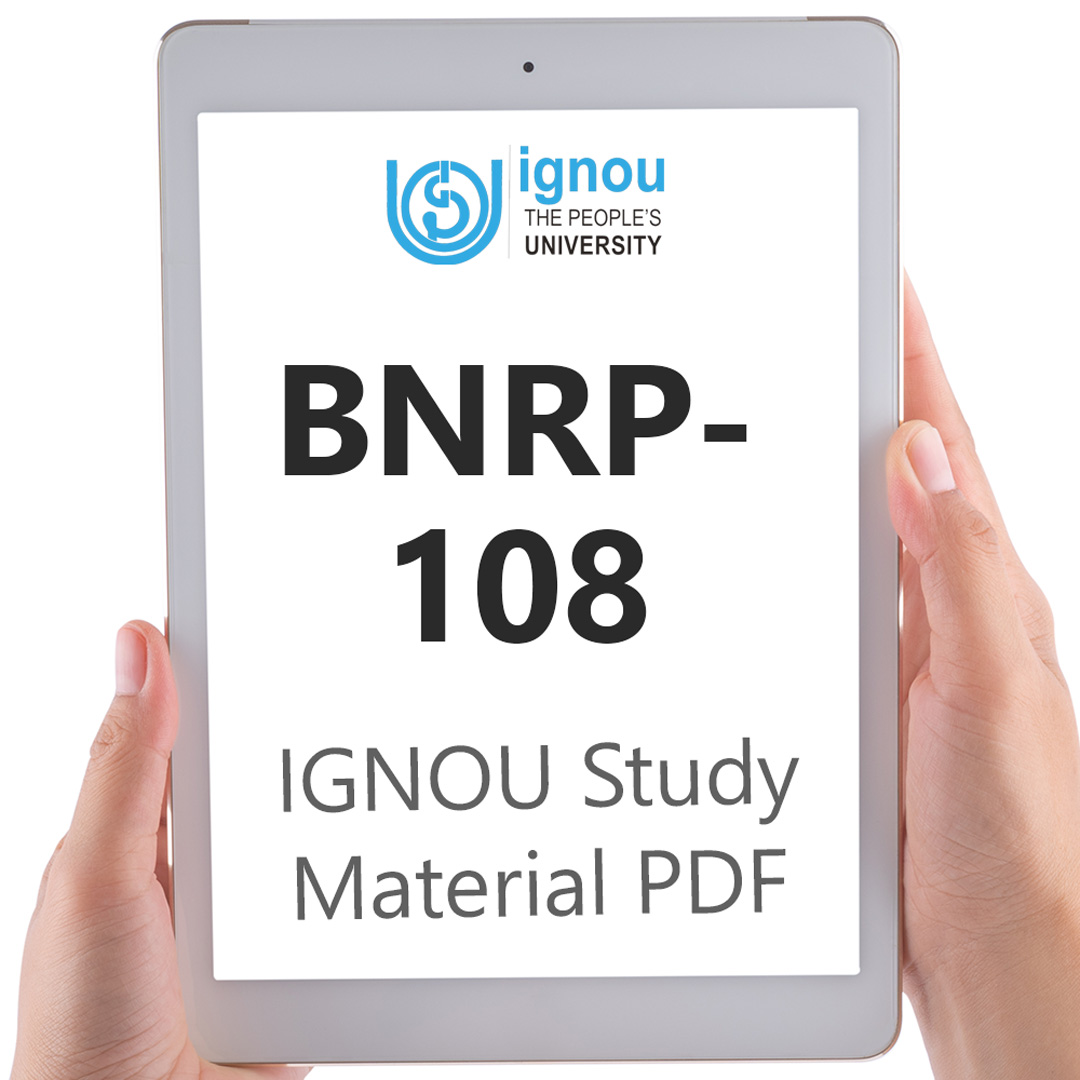IGNOU BNRP-108 Study Material & Textbook Download