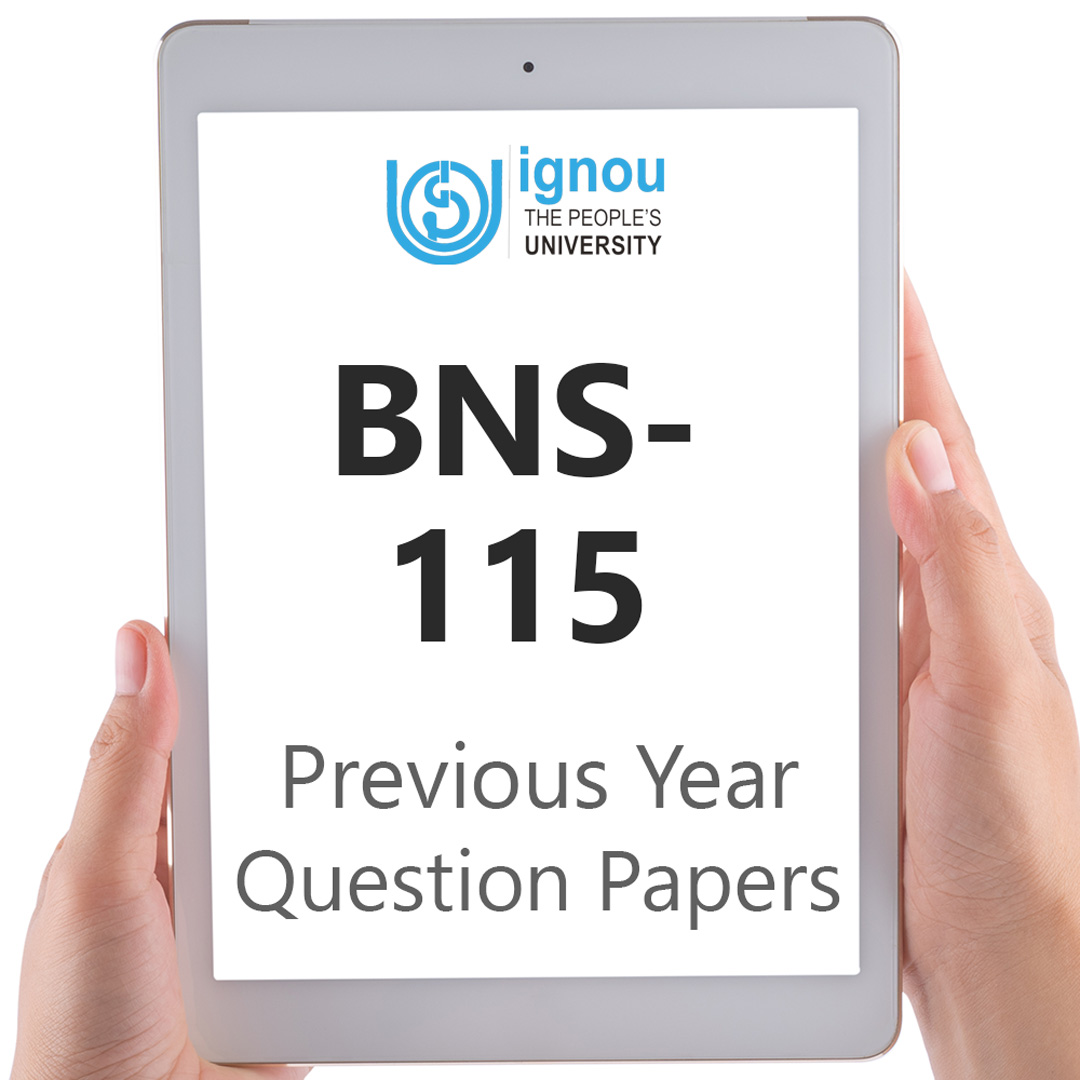 IGNOU BNS-115 Previous Year Exam Question Papers