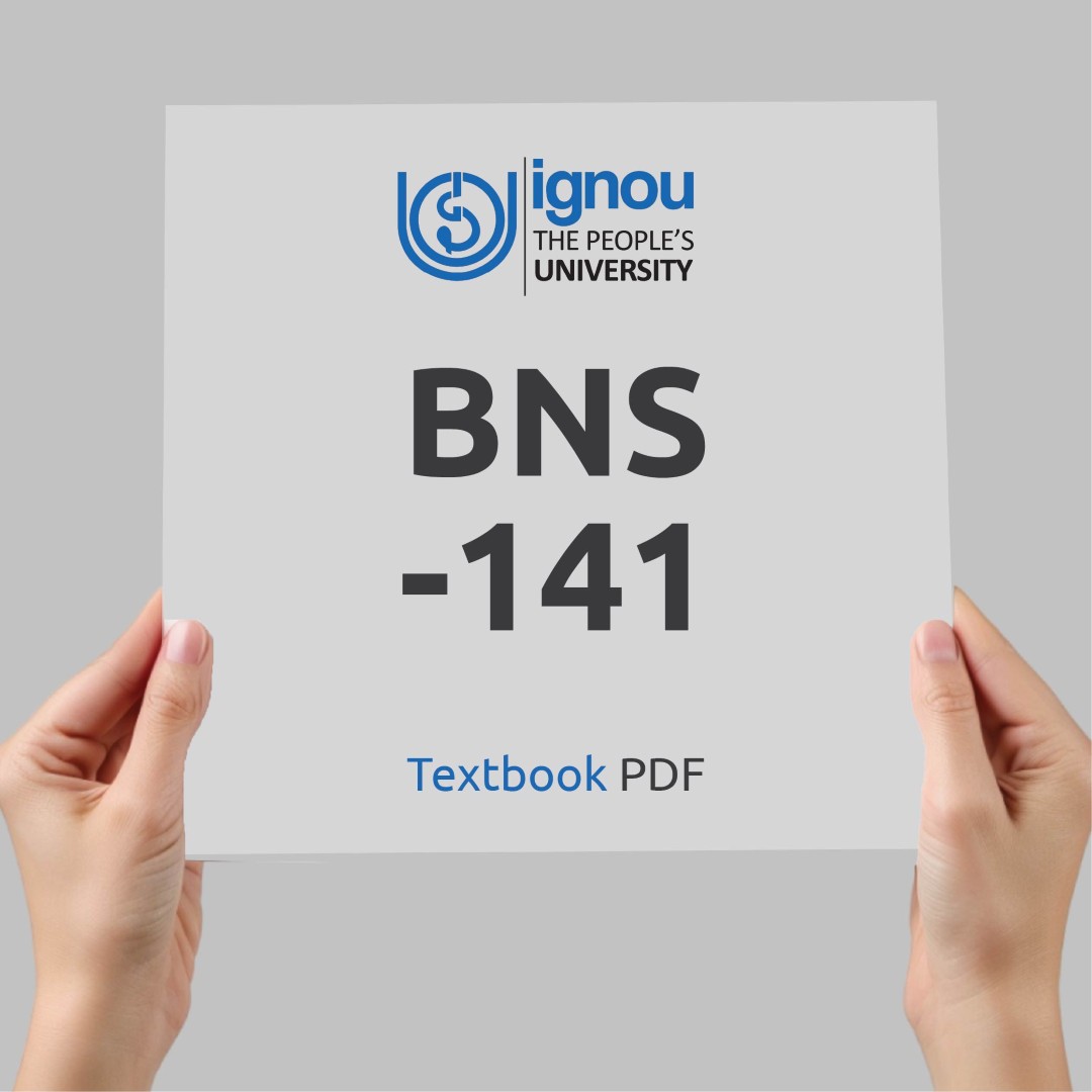 IGNOU BNS-141 Study Material & Textbook Download