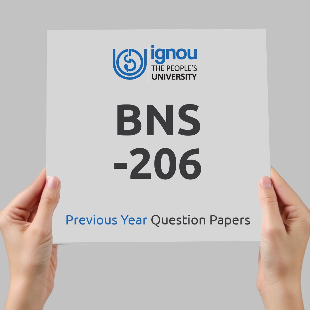 IGNOU BNS-206 Previous Year Exam Question Papers