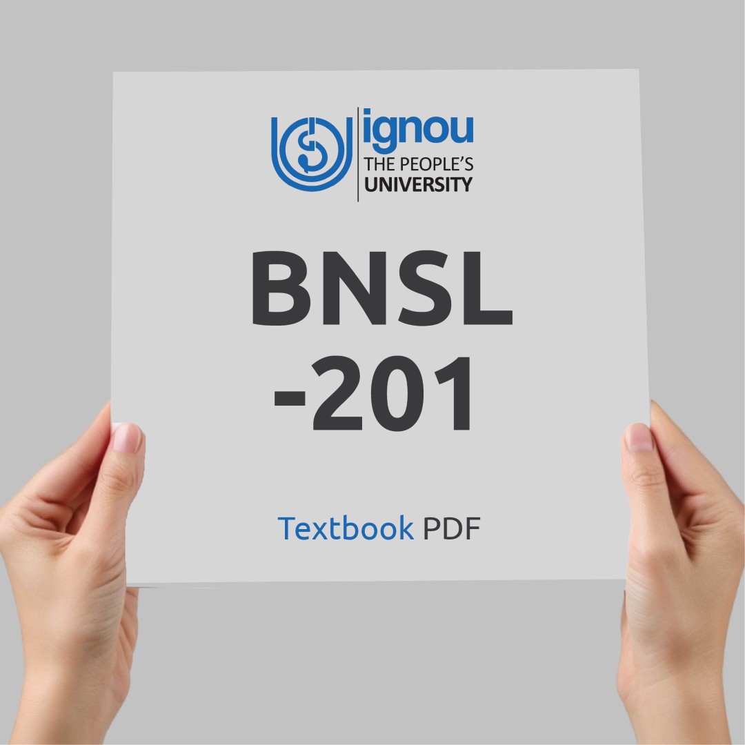 IGNOU BNSL-201 Study Material & Textbook Download