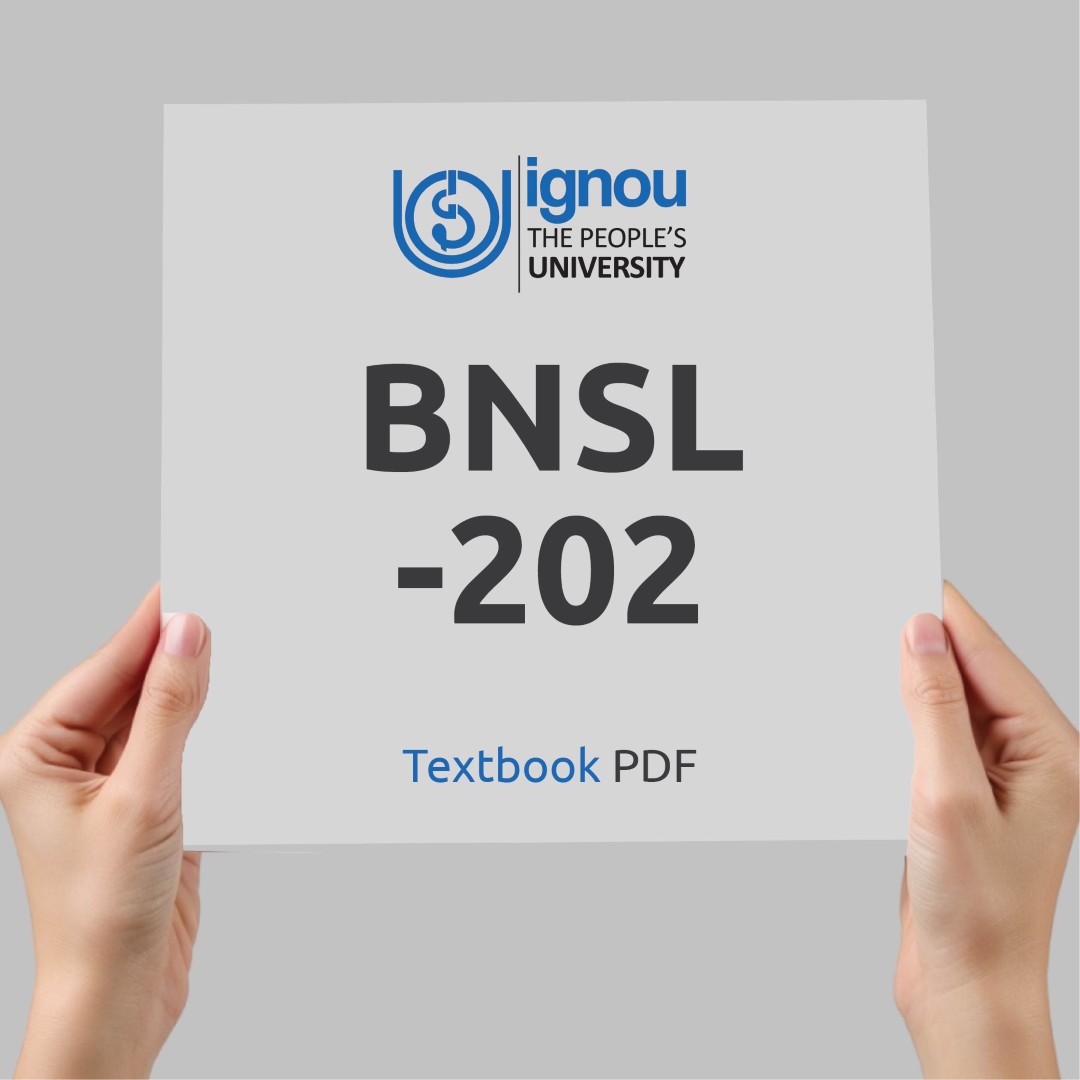 IGNOU BNSL-202 Study Material & Textbook Download
