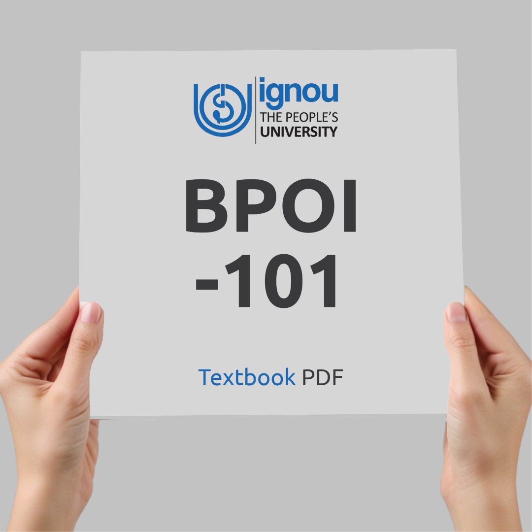 IGNOU BPOI-101 Study Material & Textbook Download