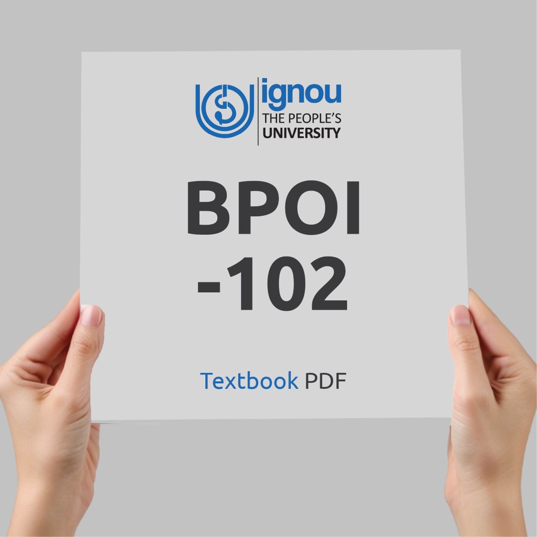 IGNOU BPOI-102 Study Material & Textbook Download