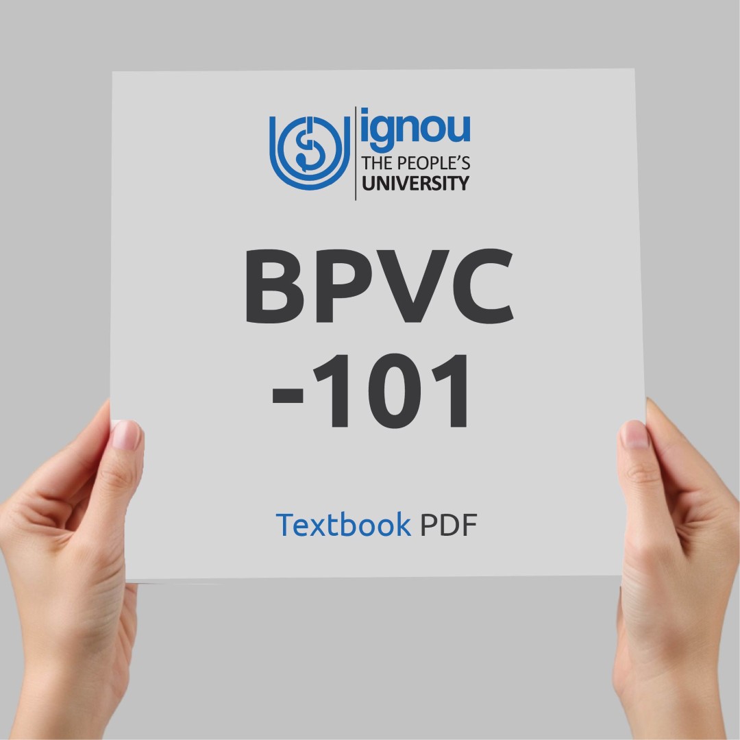 IGNOU BPVC-101 Study Material & Textbook Download