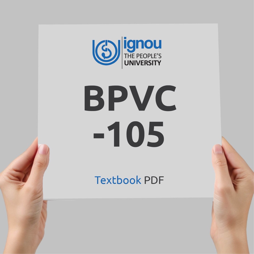 IGNOU BPVC-105 Study Material & Textbook Download