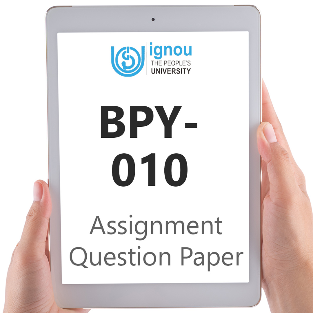 IGNOU BPY-010 Assignment Question Paper Free Download (2023-24)