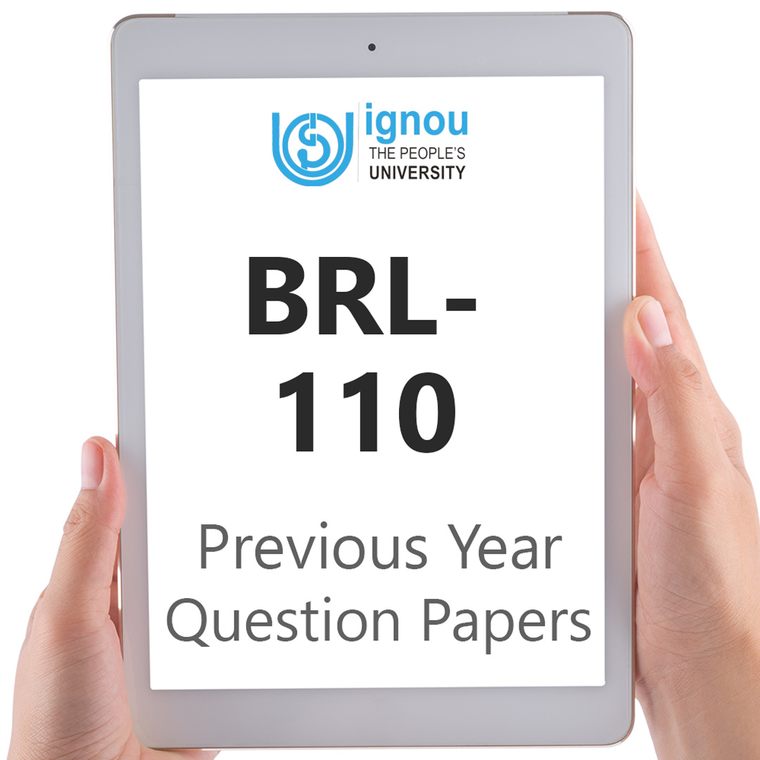 IGNOU BRL-110 Previous Year Exam Question Papers