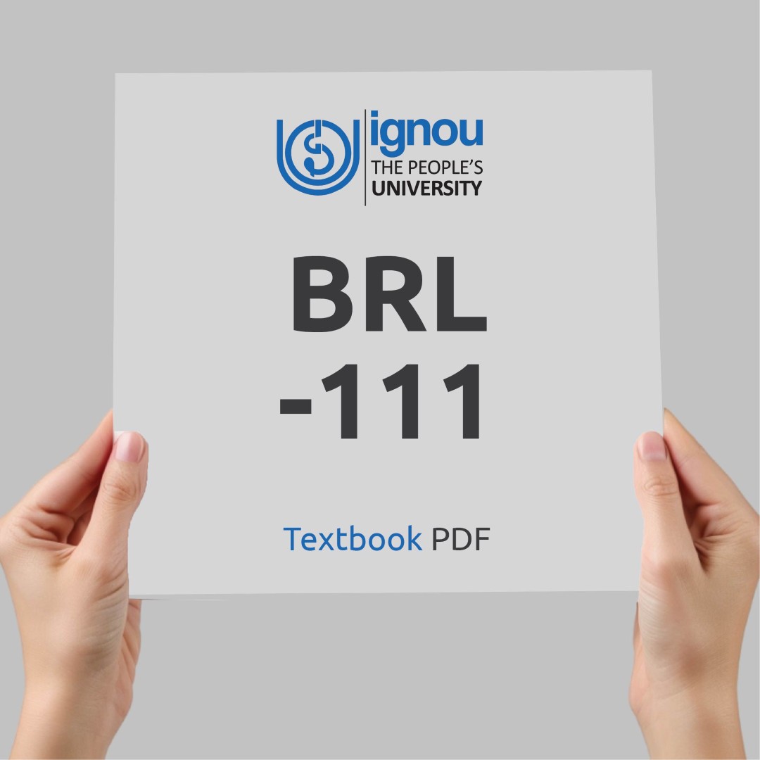 IGNOU BRL-111 Study Material & Textbook Download