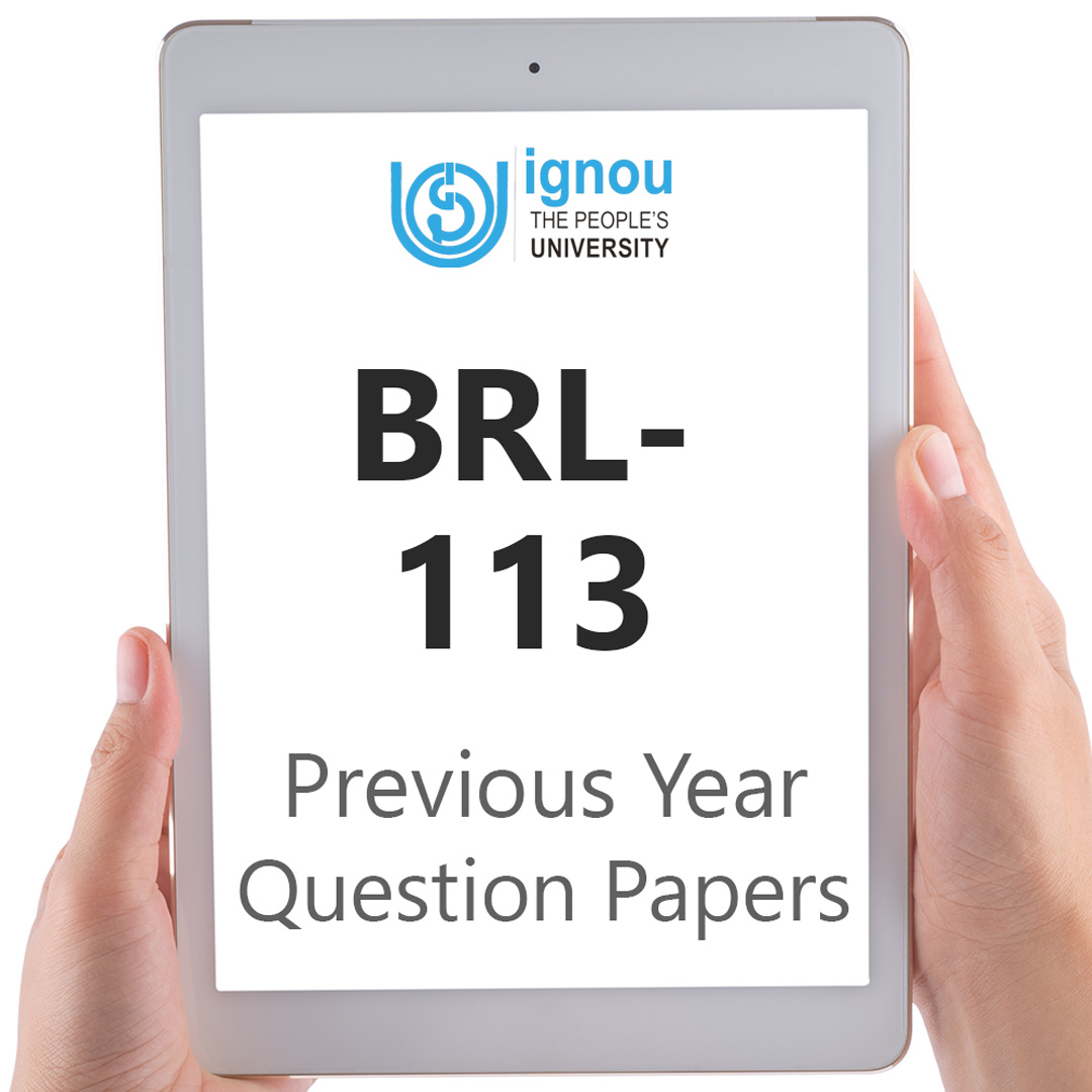 IGNOU BRL-113 Previous Year Exam Question Papers