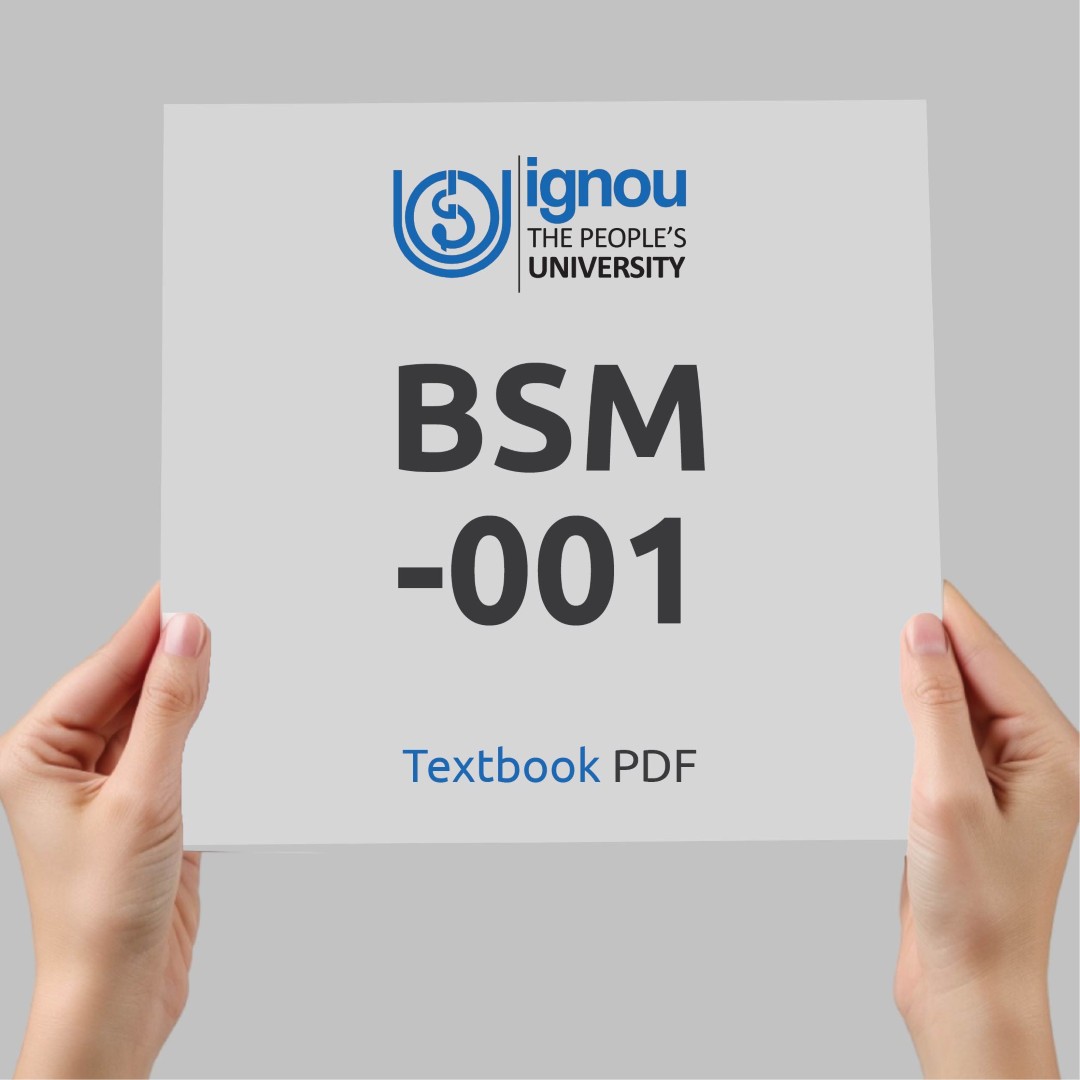 IGNOU BSM-001 Study Material & Textbook Download