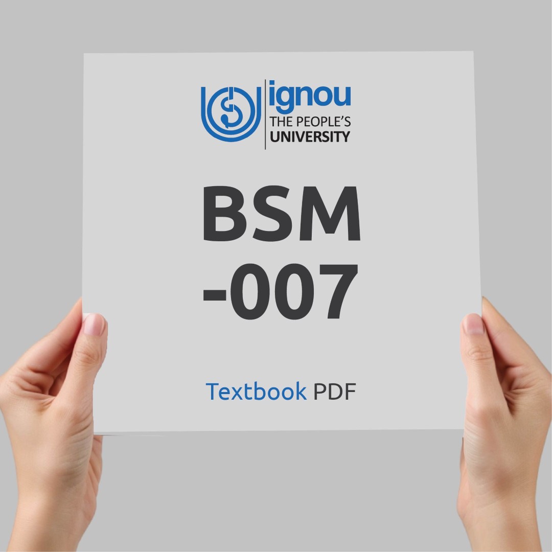 IGNOU BSM-007 Study Material & Textbook Download