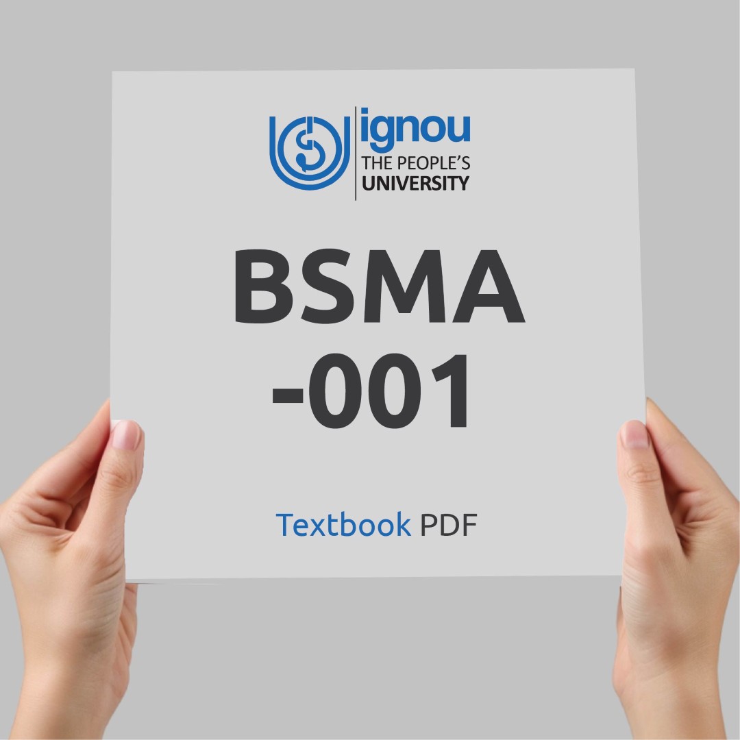 IGNOU BSMA-001 Study Material & Textbook Download