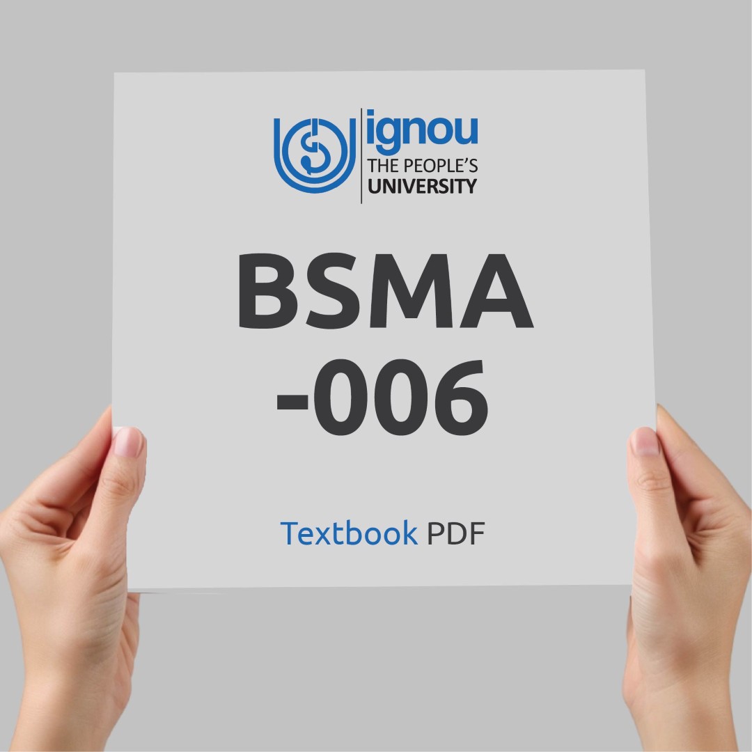 IGNOU BSMA-006 Study Material & Textbook Download
