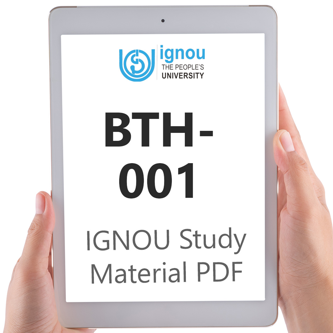 IGNOU BTH-001 Study Material & Textbook Download