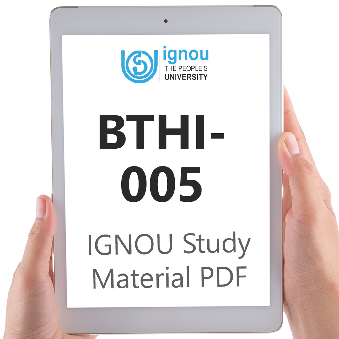 IGNOU BTHI-005 Study Material & Textbook Download