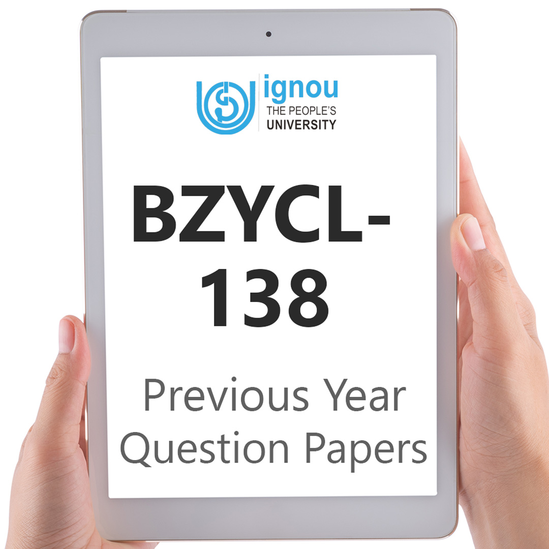 IGNOU BZYCL-138 Previous Year Exam Question Papers
