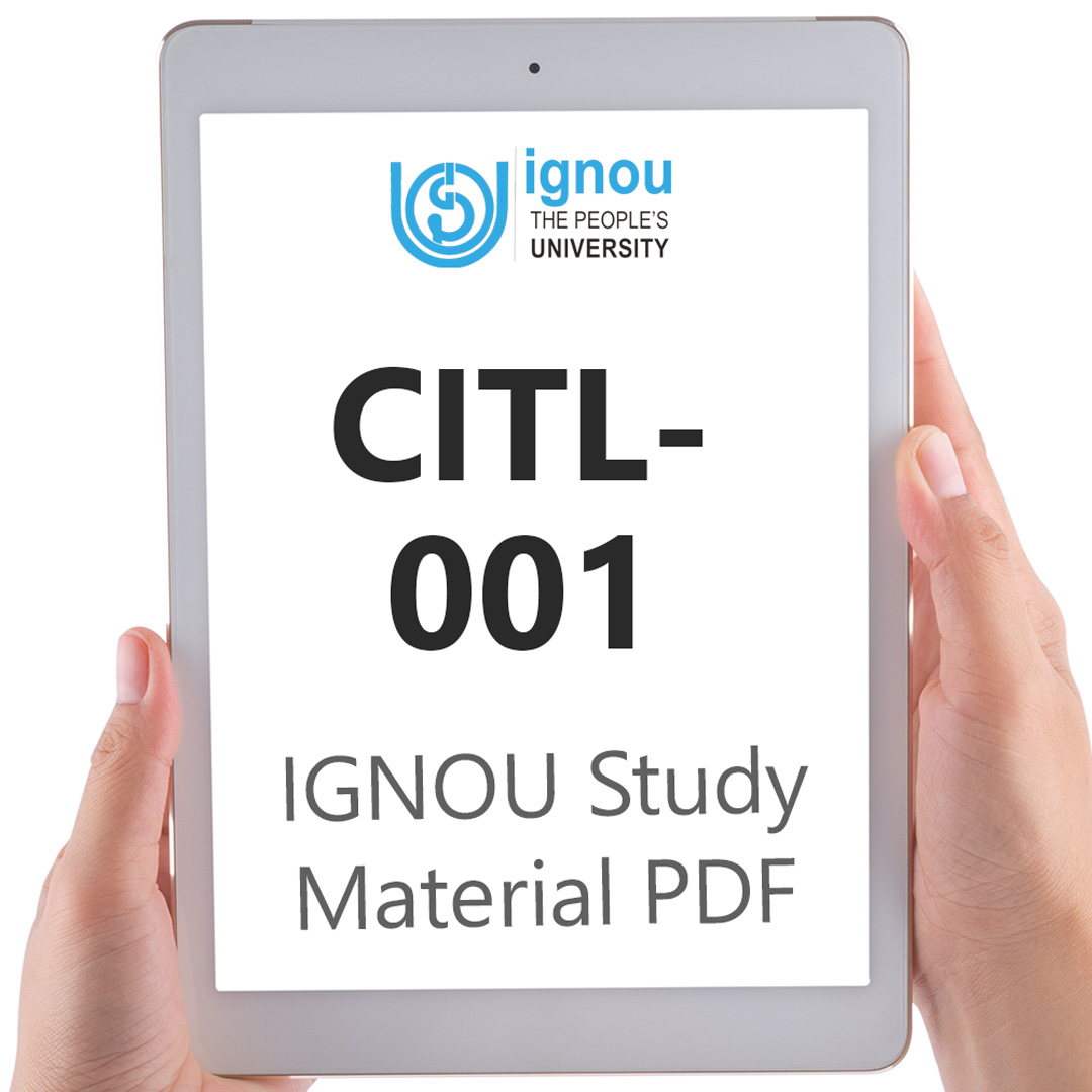 IGNOU CITL-001 Study Material & Textbook Download
