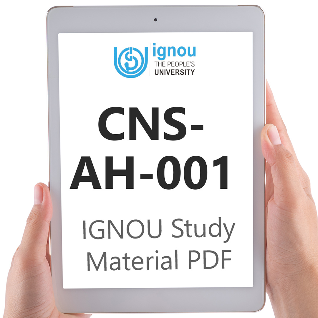 IGNOU CNS-AH-001 Study Material & Textbook Download