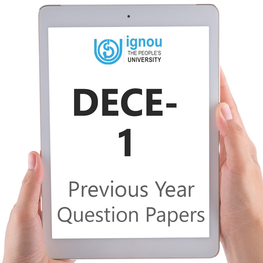 IGNOU DECE-1 Previous Year Exam Question Papers | IGNOU Help Center
