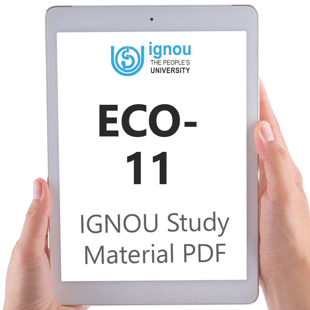 IGNOU ECO-11 Study Material & Textbook Download
