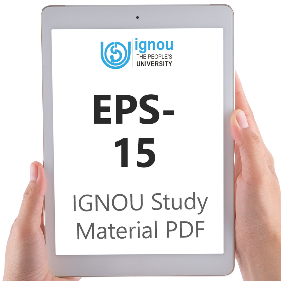 IGNOU EPS-15 Study Material & Textbook Download