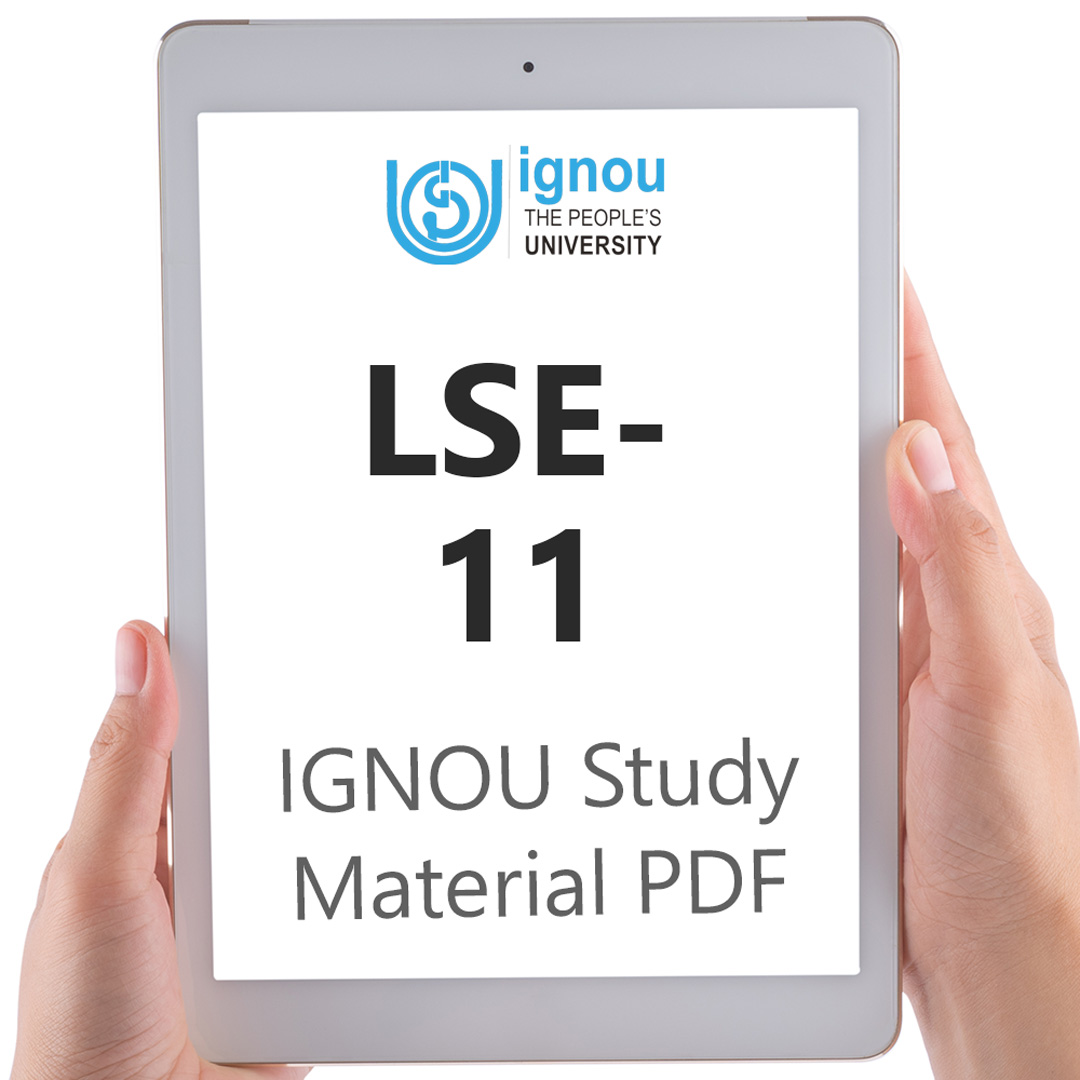 IGNOU LSE-11 Study Material & Textbook Download