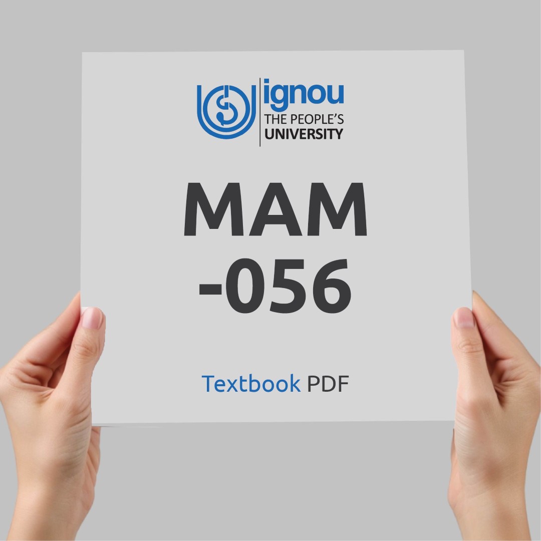IGNOU MAM-056 Study Material & Textbook Download