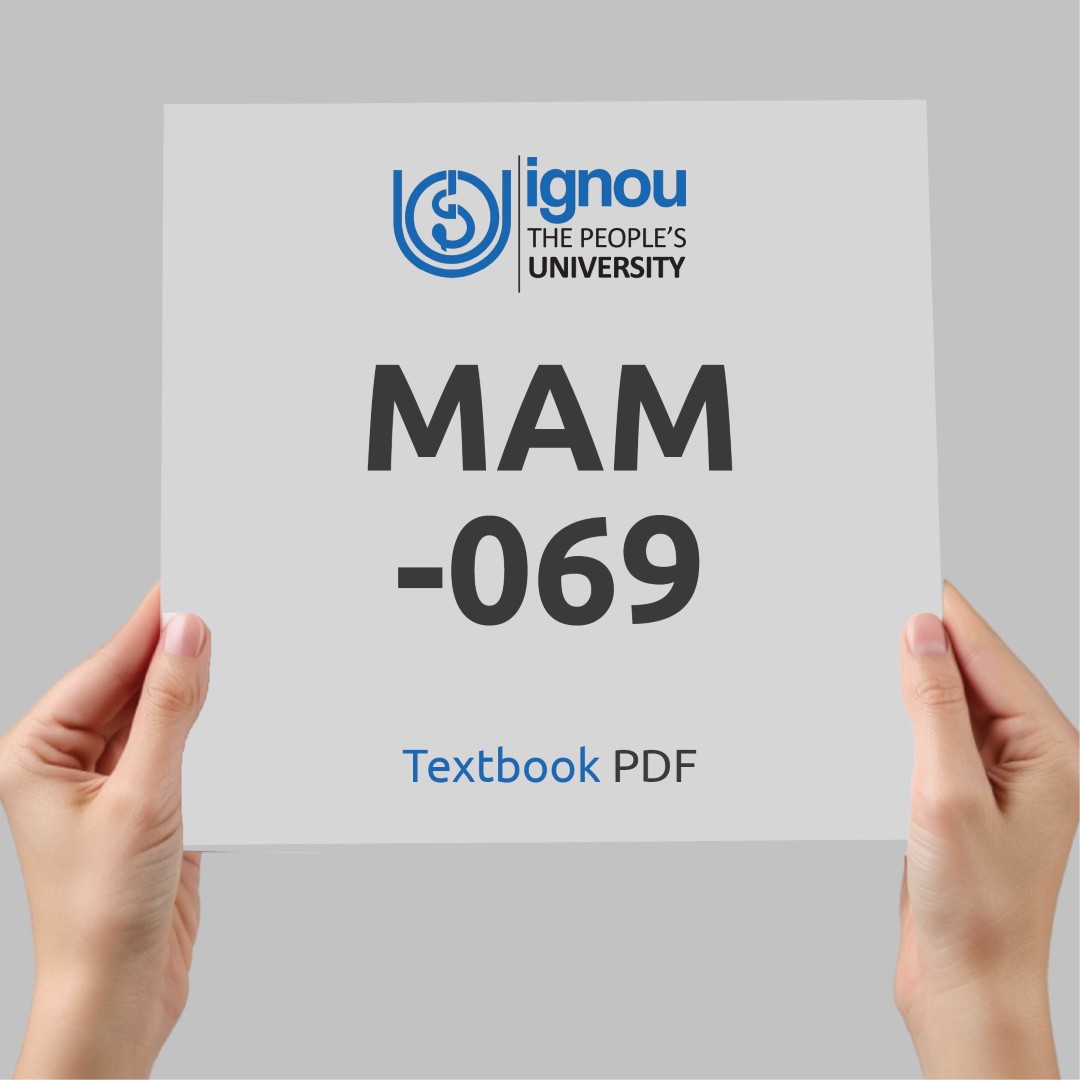 IGNOU MAM-069 Study Material & Textbook Download