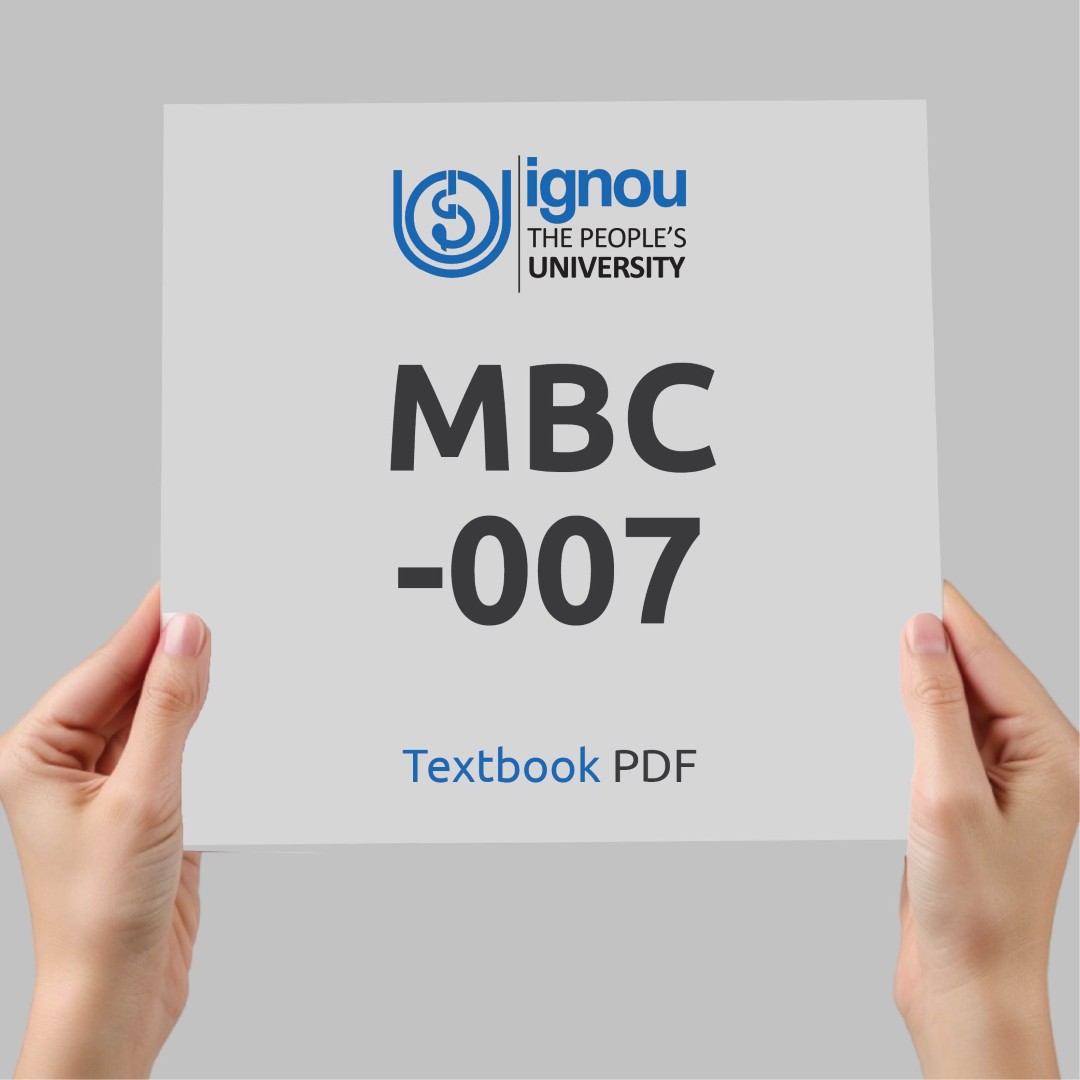 IGNOU MBC-007 Study Material & Textbook Download