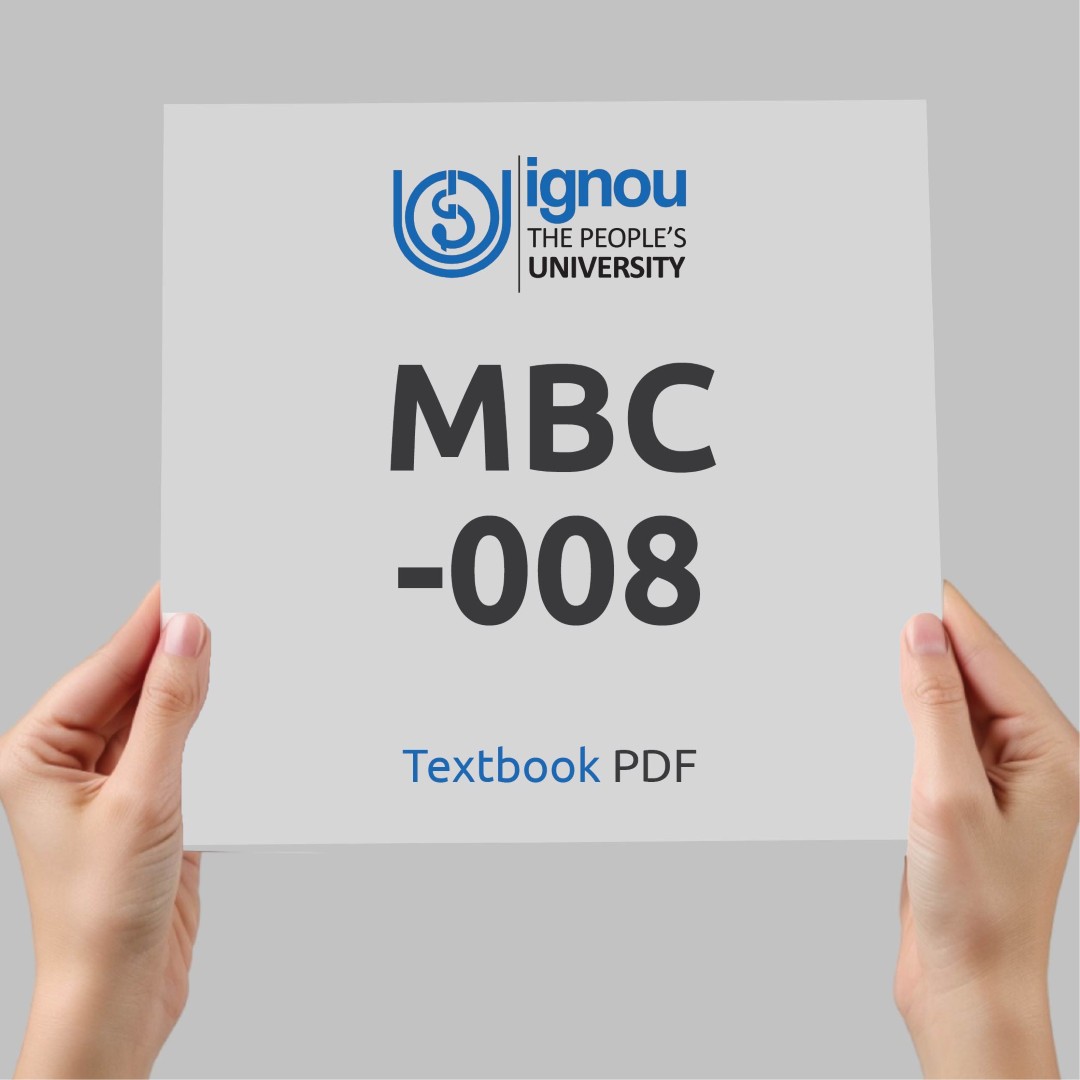 IGNOU MBC-008 Study Material & Textbook Download
