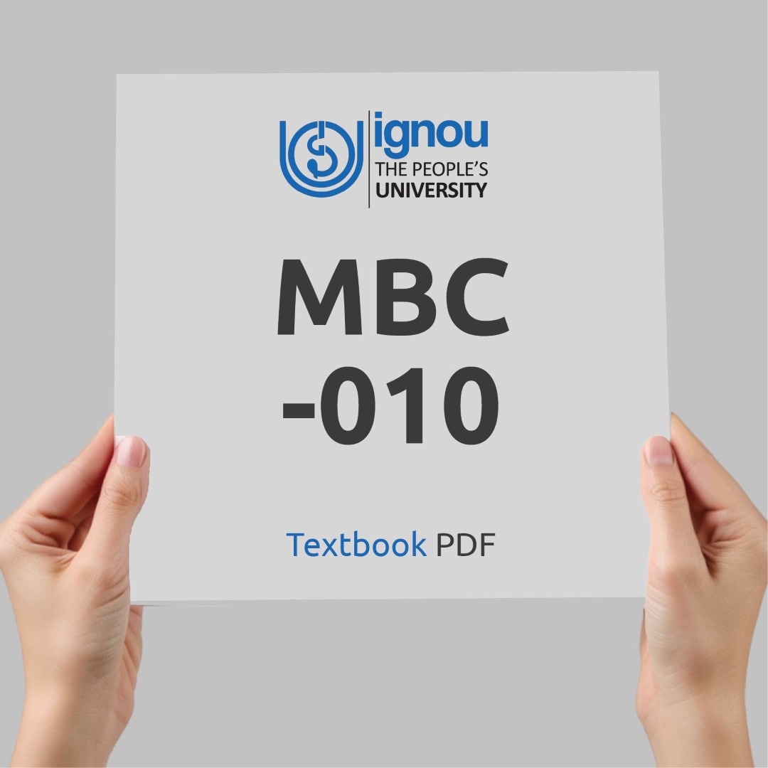 IGNOU MBC-010 Study Material & Textbook Download