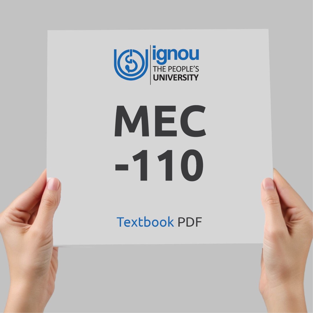 IGNOU MEC-110 Study Material & Textbook Download