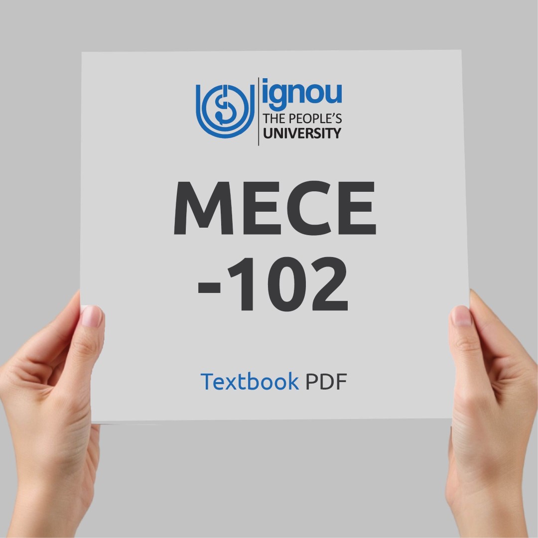 IGNOU MECE-102 Study Material & Textbook Download