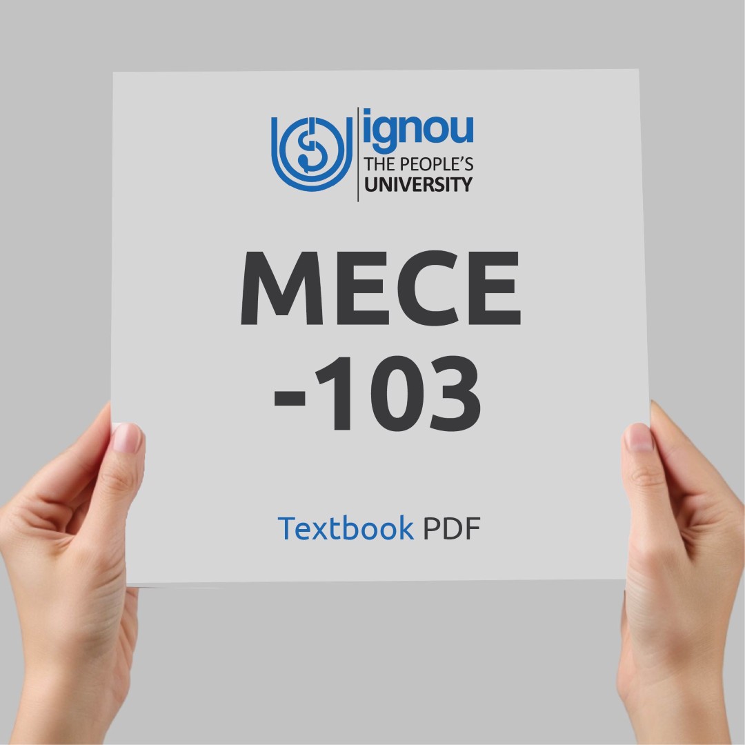 IGNOU MECE-103 Study Material & Textbook Download