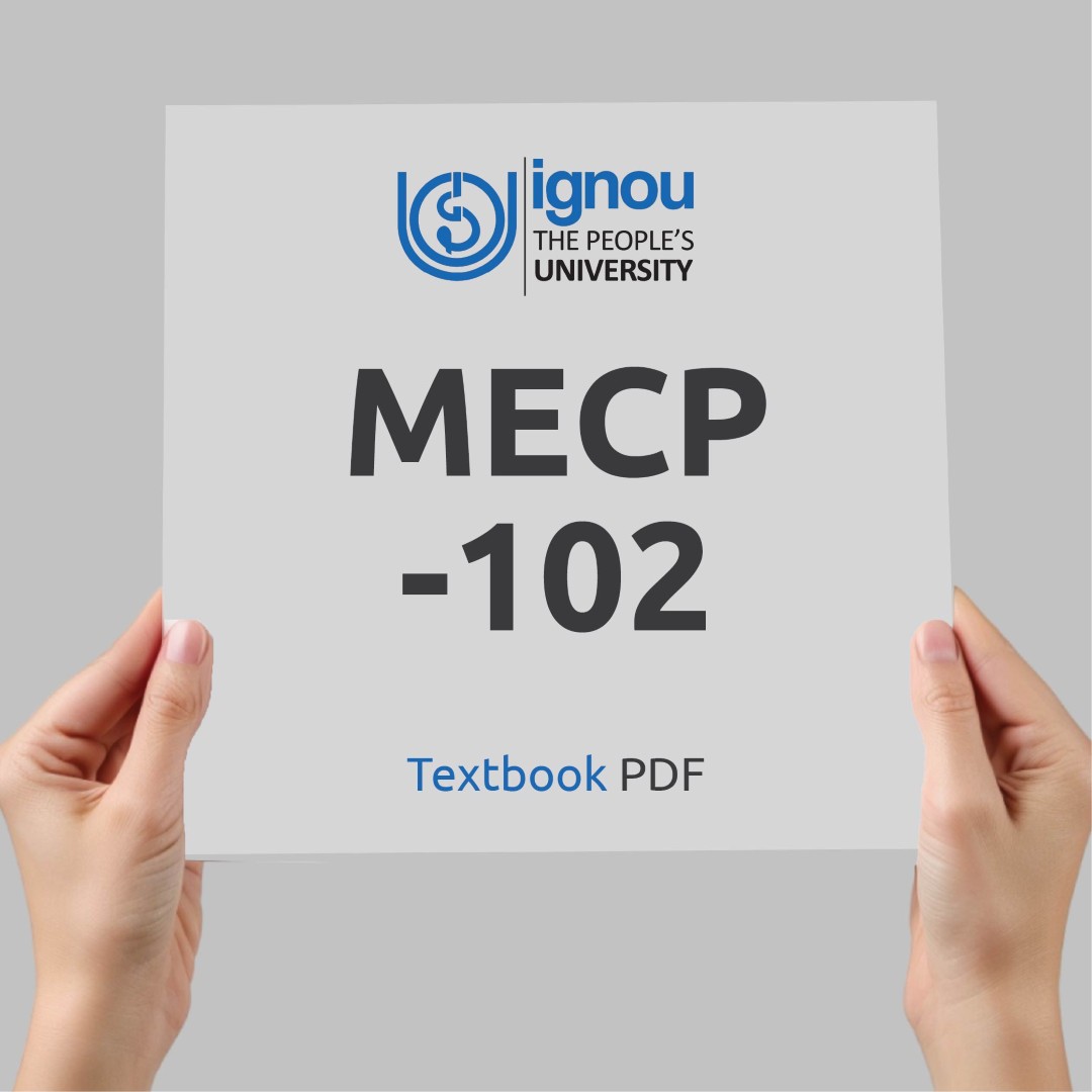 IGNOU MECP-102 Study Material & Textbook Download