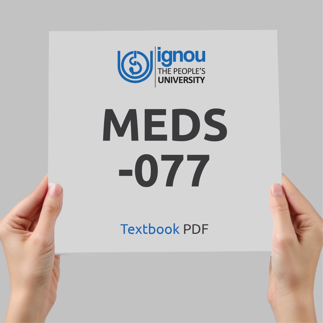 IGNOU MEDS-077 Study Material & Textbook Download