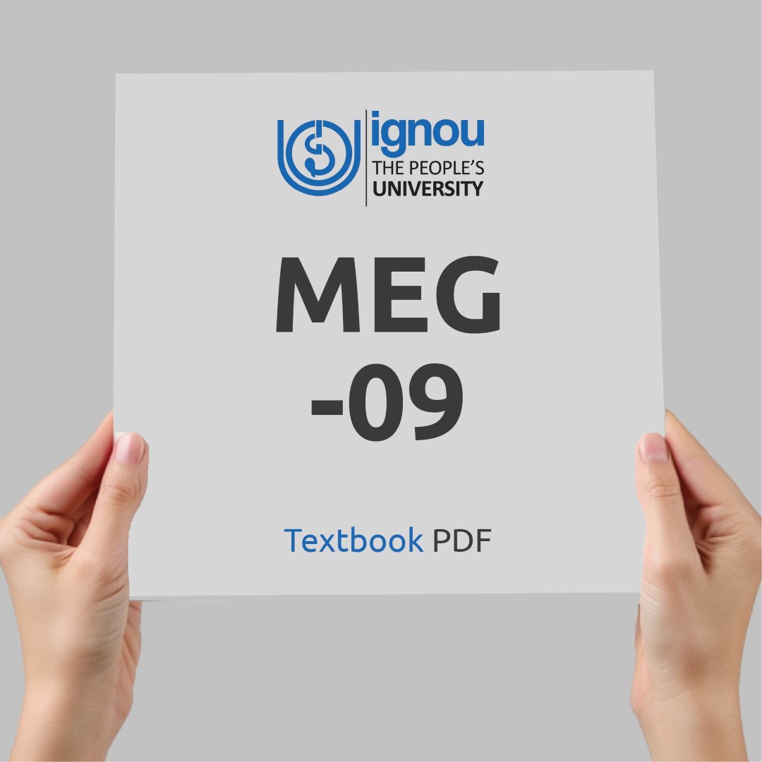IGNOU MEG-09 Study Material & Textbook Download