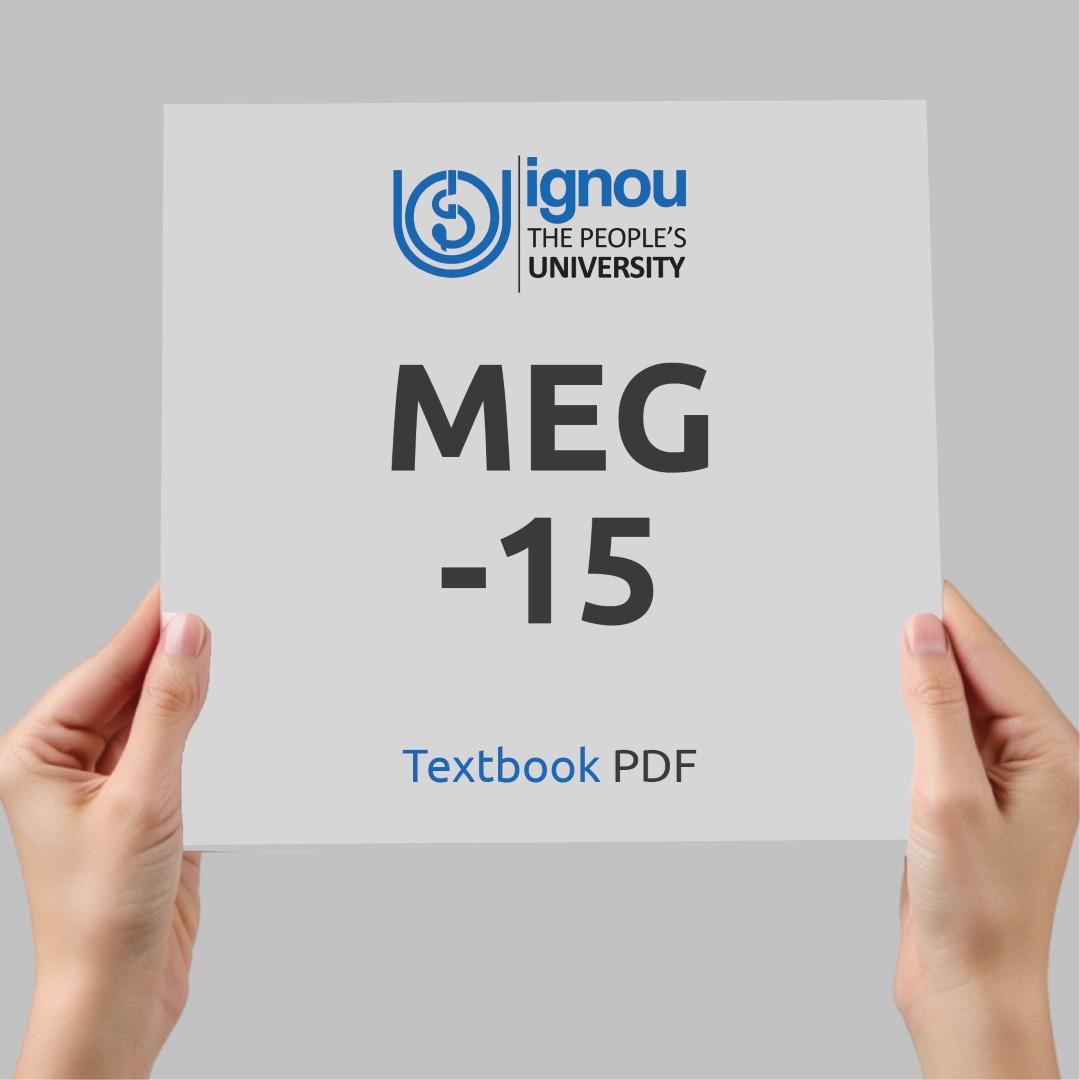 IGNOU MEG-15 Study Material & Textbook Download