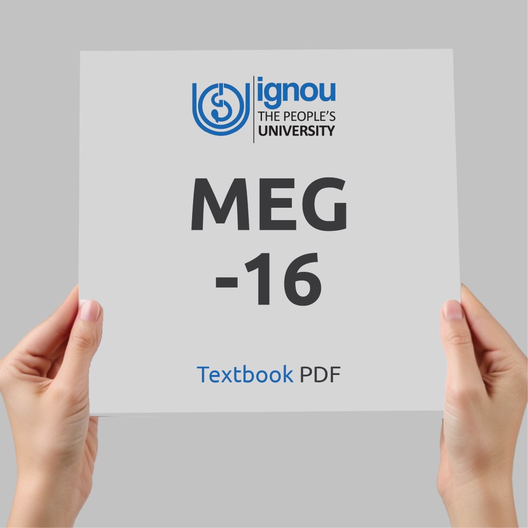 IGNOU MEG-16 Study Material & Textbook Download