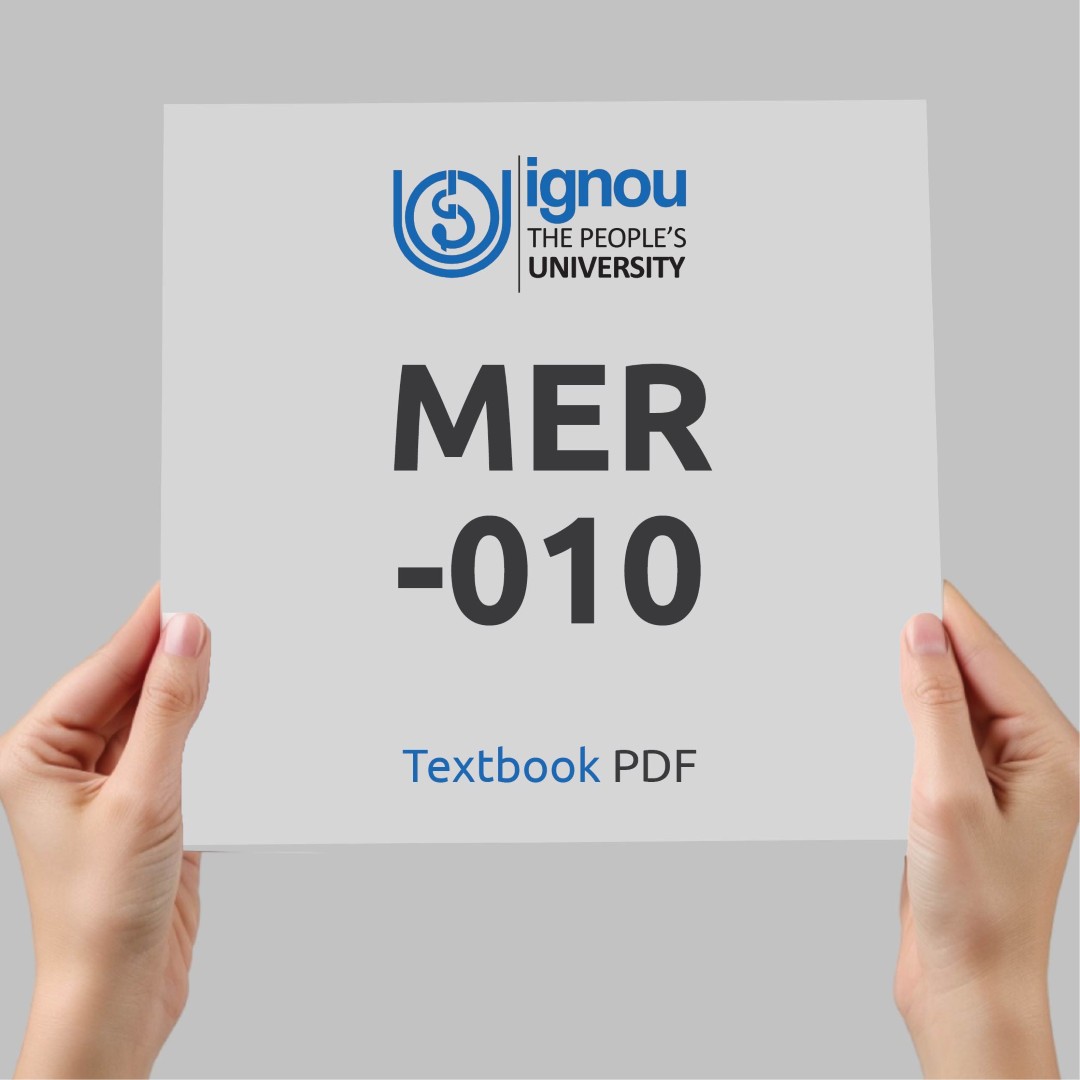 IGNOU MER-010 Study Material & Textbook Download